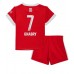 Cheap Bayern Munich Serge Gnabry #7 Home Football Kit Children 2022-23 Short Sleeve (+ pants)